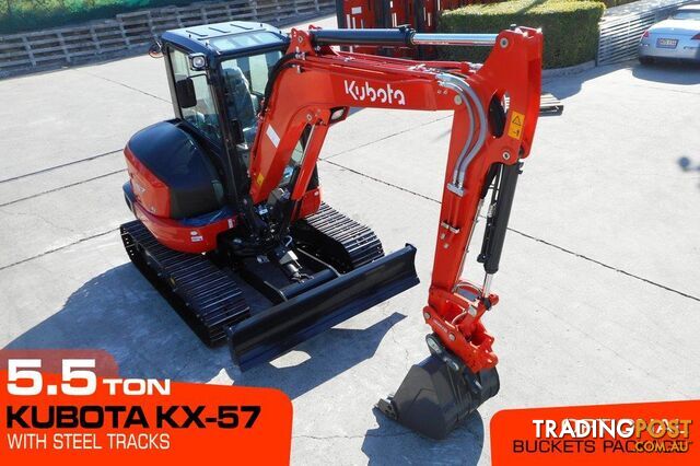 KUBOTA U57 5 5Ton KX 57 Excavator 7 8 hours KX57 Steel Tracks 2180