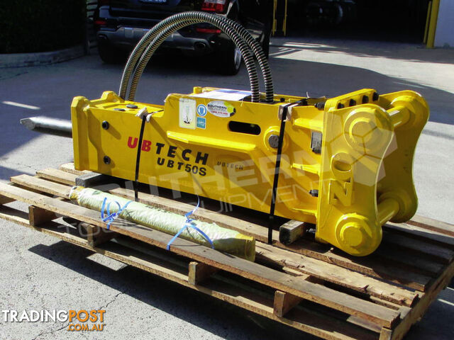 UBT50S Silence Hydraulic Hammer Rock Concrete Breaker Suit 10-16 Tonne Excavators 