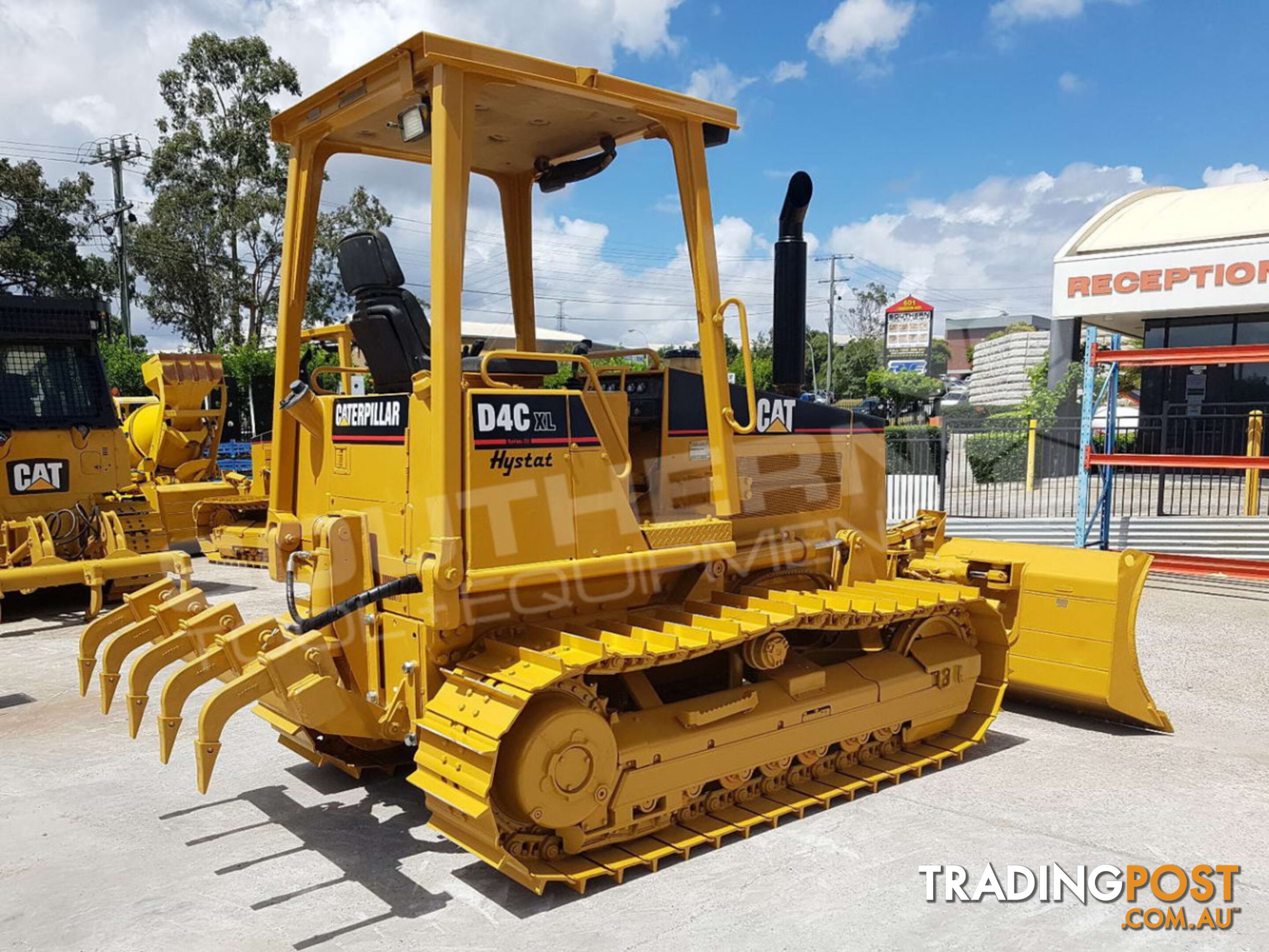 Caterpillar D4C XL III HST Bulldozer Ripper Fitted 