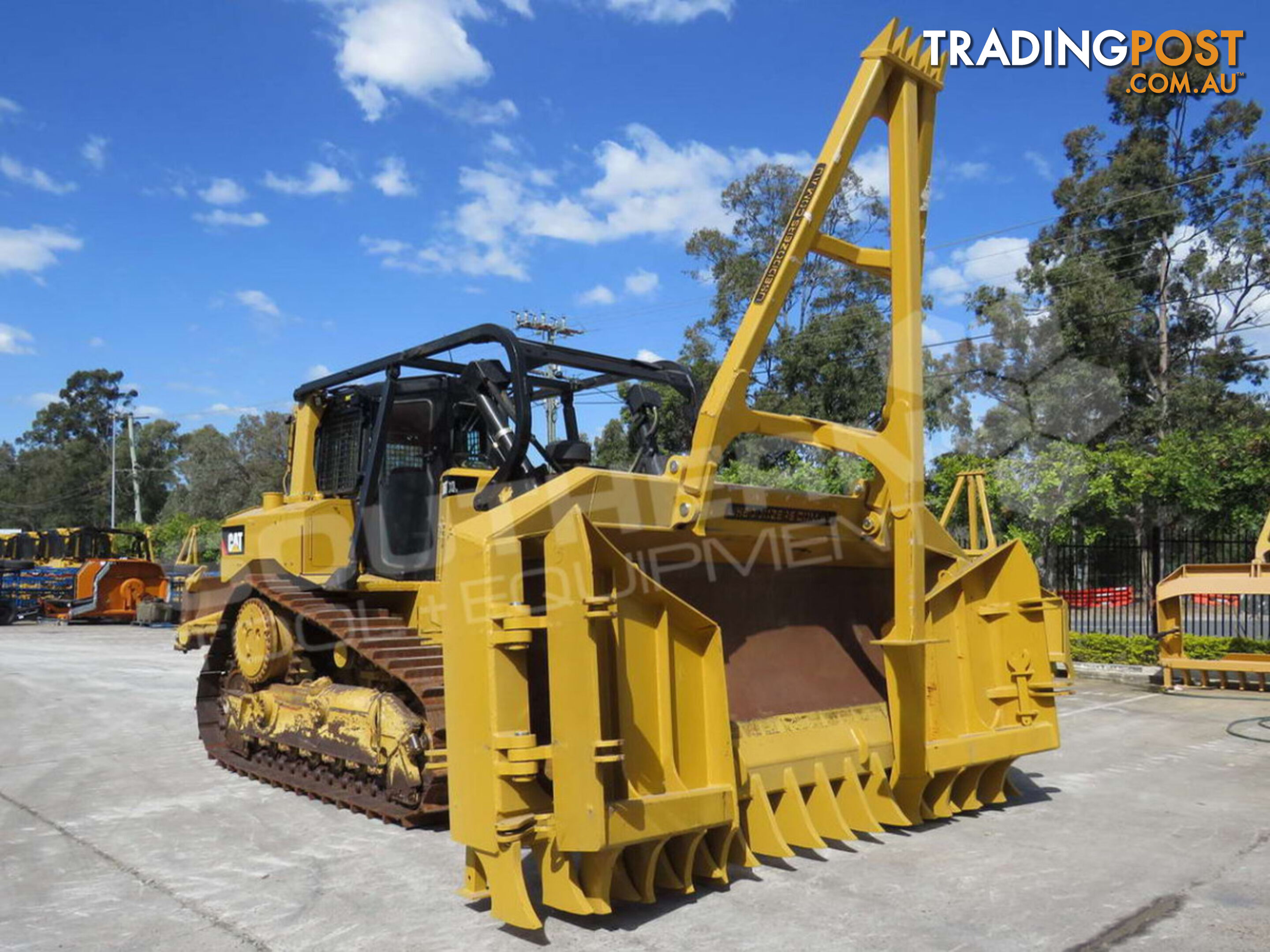 Caterpillar D6T XL VPAT Dozer w Stick Rakes & Tree Spear fitted (Stock No. 2315)