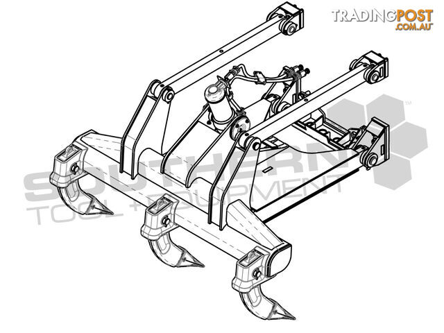 Caterpillar D6R D6T D6H Multi Shank Dozer Rippers