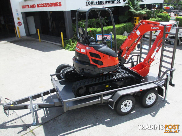  KUBOTA U25 2.5Ton Excavator + Interstate Trailers 4.5 Ton Plant Trailer