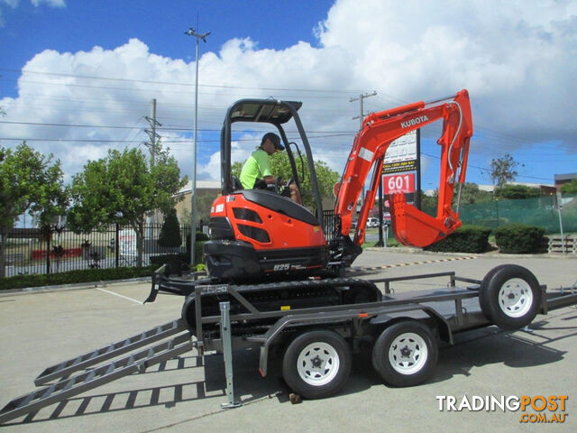  KUBOTA U25 2.5Ton Excavator + Interstate Trailers 4.5 Ton Plant Trailer