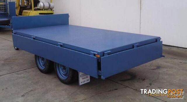 - 16 x 7 FLAT TOP TANDEM TRAILER, BOX TRAILER, TRADESMAN TRAILER - photo 2 of 2