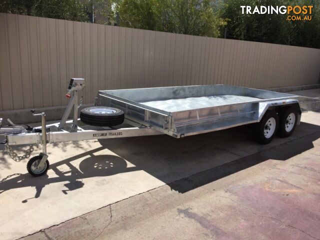 16x6'4" Galvansied Boxed Beavertail Car Trailer - photo 3 of 7