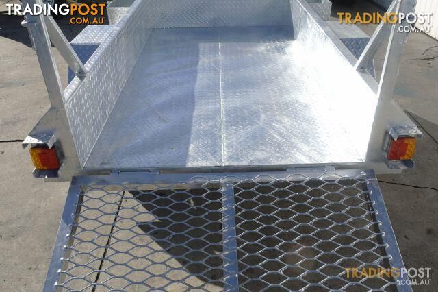  - 7X4 GALVANISED PLANT AND EQUIPMENT TRAILER, MESH RAMP, TRADESMAN TRAILER - photo 5 of 5