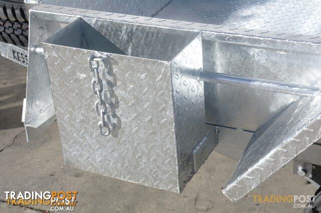  - 7X4 GALVANISED PLANT AND EQUIPMENT TRAILER, MESH RAMP, TRADESMAN TRAILER - photo 4 of 5