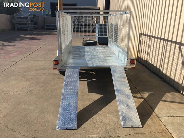 10X6 Galvansied Tandem + Brakes + Cage + Ramps - photo 4 of 4