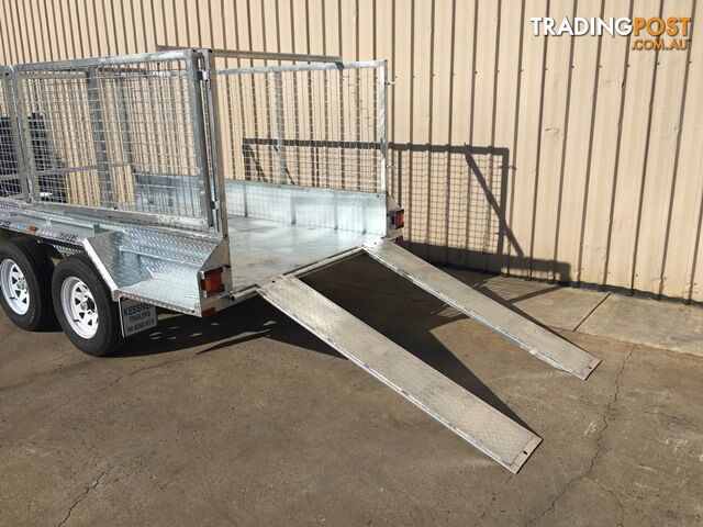 10X6 Galvansied Tandem + Brakes + Cage + Ramps - photo 3 of 4