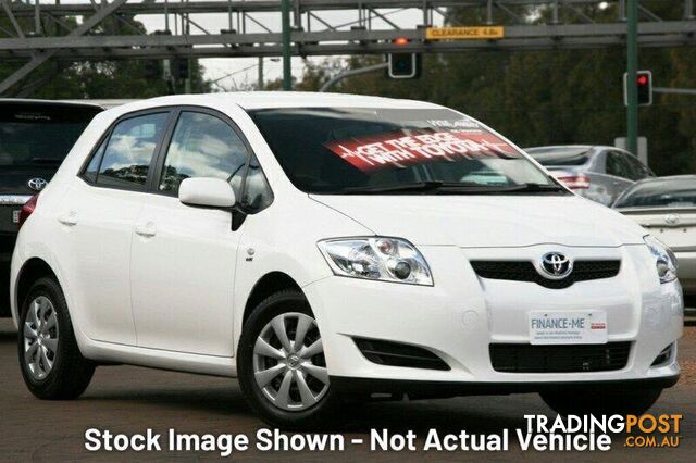 2009 TOYOTA COROLLA ASCENT ZRE152R HATCH, 5 DOORS, 5 SEATS