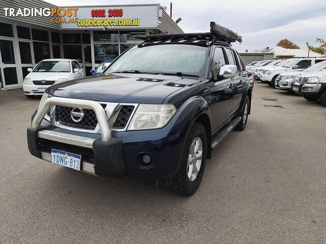 2010 NISSAN NAVARA ST-X (4X4) D40 UTE TRAY