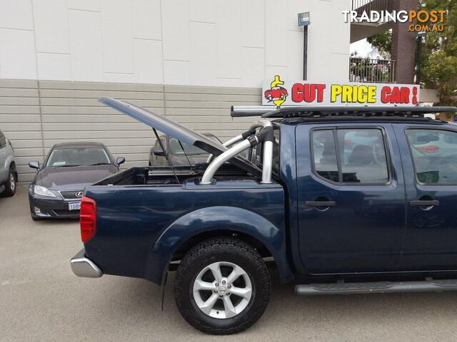 2010 NISSAN NAVARA ST-X (4X4) D40 UTE TRAY