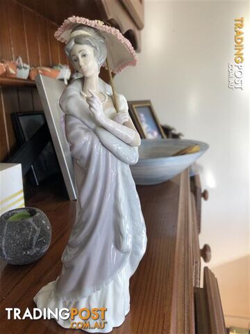 Lladro Milanese lady with parasol