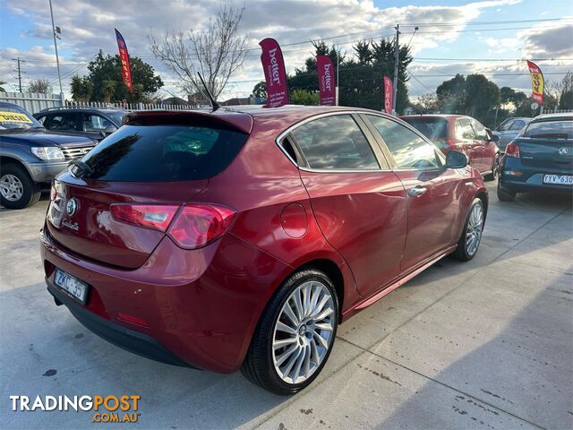 2013 ALFAROMEO GIULIETTA DISTINCTIVE  5D HATCHBACK