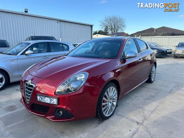 2013 ALFAROMEO GIULIETTA DISTINCTIVE  5D HATCHBACK