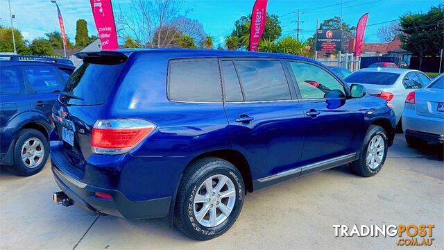 2012 TOYOTA KLUGER KX R(FWD)5SEAT  4D WAGON