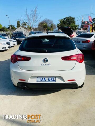 2013 ALFAROMEO GIULIETTA DISTINCTIVE  5D HATCHBACK