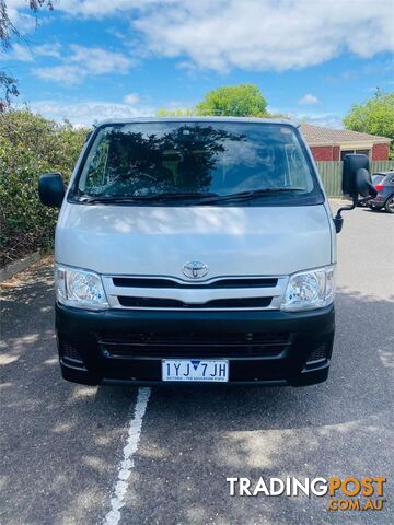 2013 TOYOTA HIACE LWB  4D VAN