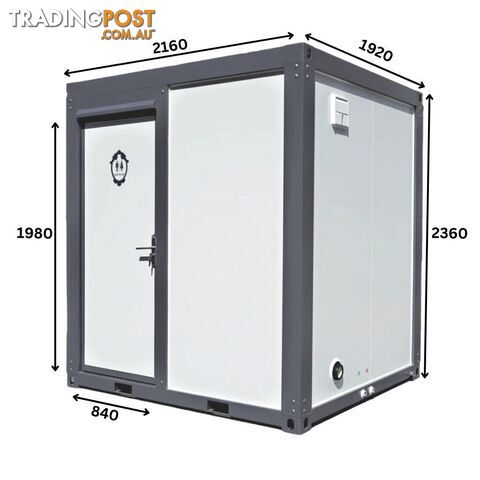 Portable Toilet with Shower