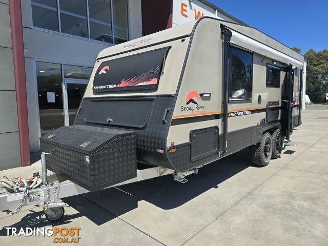 USED 2019 SNOWY RIVER SR19 CARAVAN 2 AXLE