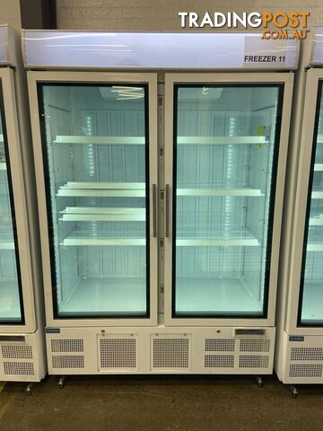 6 x Polar G-Series 2 Door Display White Freezer 920L
