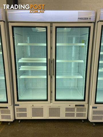 6 x Polar G-Series 2 Door Display White Freezer 920L