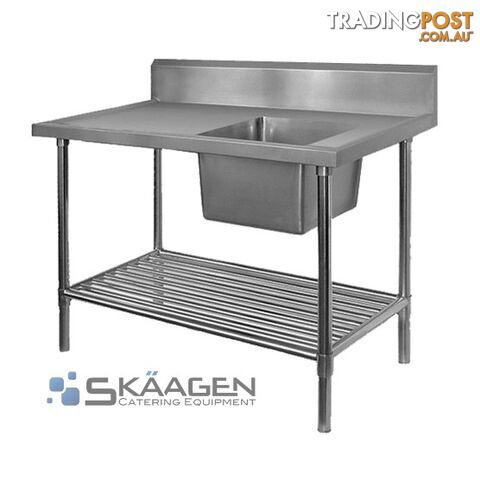 Unused Single Right 1500 x 600 S/Steel Sink FSA-1-1500R