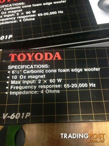 NEW TOYODA CAR SPEAKERS - photo 5 of 5