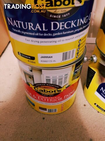 NEW CABOTS ASSORTED DECKING OILS - photo 4 of 8