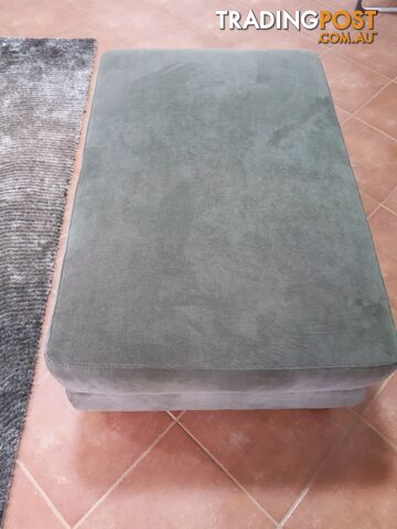 NEW PLUSH FABRIC OTTOMAN