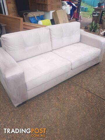NEW PLUSH KENDAL SUEDE 3 SEATER