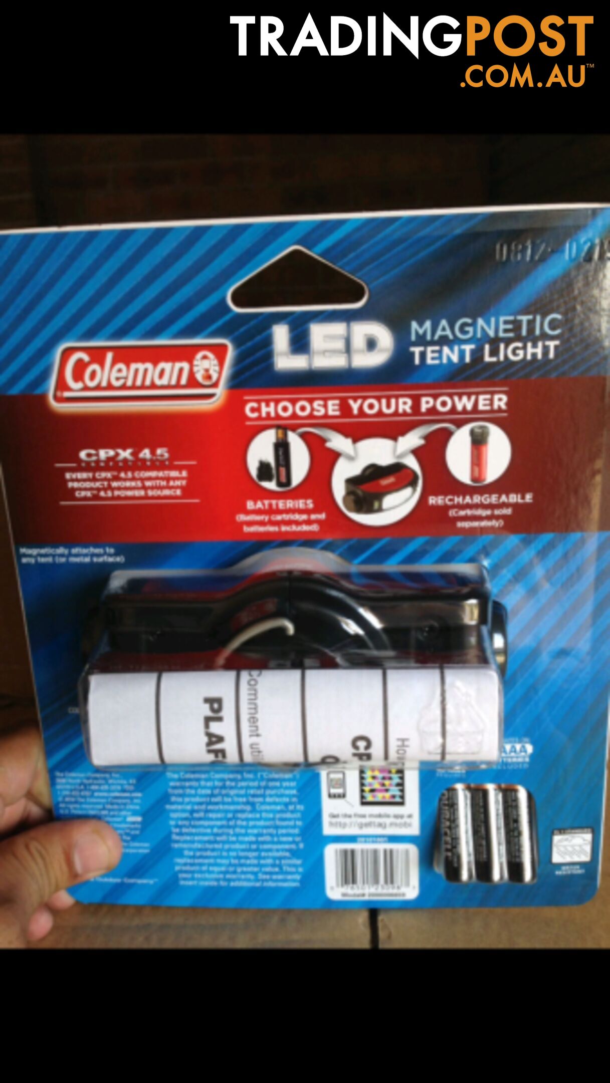 NEW COLEMAN MAGNETIC LED TENT LIGHT