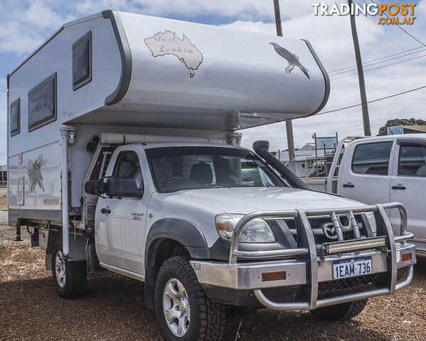 OZCAPE PRIMA SLIDE ON CAMPER WITH 2011 MAZDA BT50