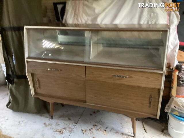 Timber display cabinet