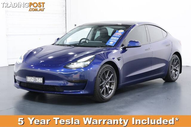 2021 TESLA MODEL 3 STANDARD RANGE PLUS RWD MY21 5D SEDAN