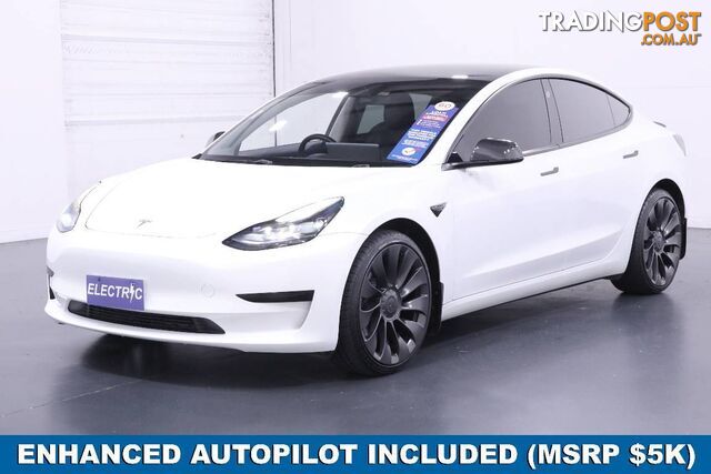 2021 TESLA MODEL 3 STANDARD RANGE PLUS RWD MY21 5D SEDAN