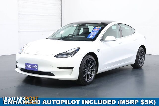 2020 TESLA MODEL 3 STANDARD RANGE RWD MY20 5D SEDAN