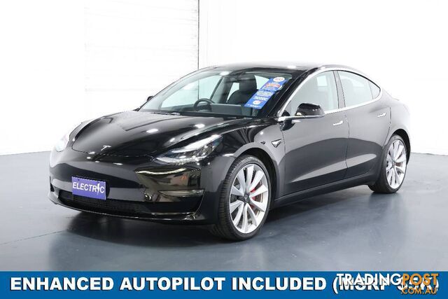 2019 TESLA MODEL 3 PERFORMANCE MY19 5D SEDAN