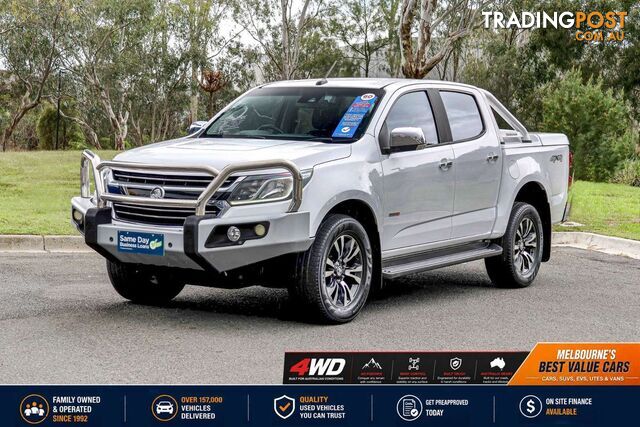 2017 Holden Colorado LTZ RG 4X4