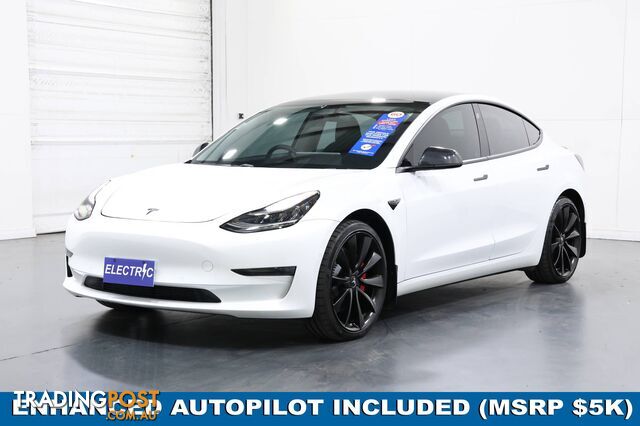 2019 TESLA MODEL 3 PERFORMANCE MY19 5D SEDAN