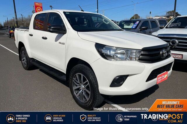 2017 Toyota Hilux SR Hi-Rider GUN136R Rear Wheel Drive