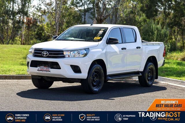 2017 Toyota Hilux SR Hi-Rider GUN136R Rear Wheel Drive