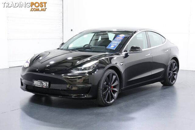 2019 TESLA MODEL 3 PERFORMANCE MY19 5D SEDAN