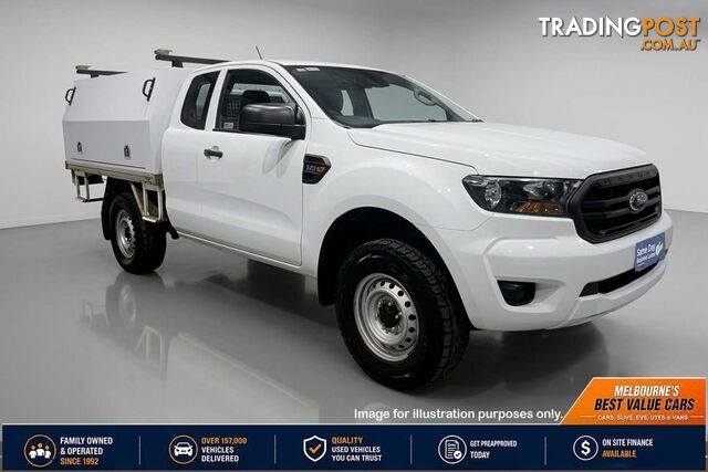 2021 Ford Ranger XL Hi-Rider PX MkIII Rear Wheel Drive 2.2L