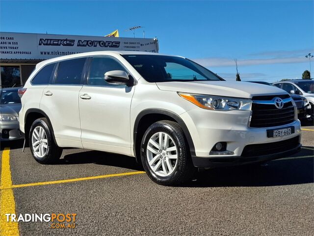 2015 TOYOTA KLUGER GX GSU50R WAGON