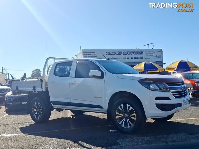 2018 HOLDEN COLORADO LS RGMY19 CAB CHASSIS