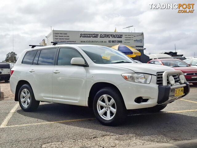 2010 TOYOTA KLUGER KX R GSU40R WAGON