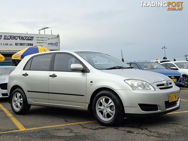 2006 TOYOTA COROLLA ASCENT ZZE122R5Y HATCHBACK