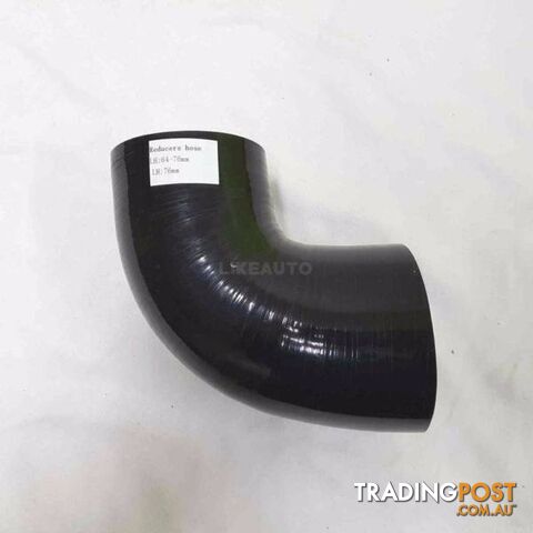 4 Ply Silicone Hose 90 degrees bend Reducer 2.5" - 3" Performance