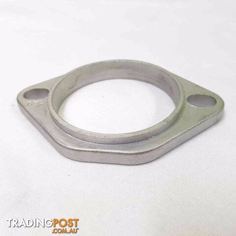 3" Exhaust Flange 2 Bolt Flat Top and Bottom (Stainless) SALE NOW
